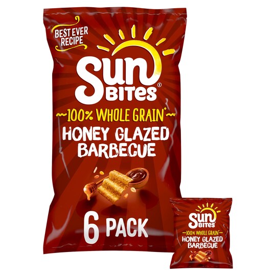 Walkers Sunbites Honey Bbq Snacks 6X25g Tesco Groceries
