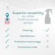 image 6 of Cif Infinite Clean Antibacterial Apple & Jasmine All Purpose Cleaning Spray Refill 280ml