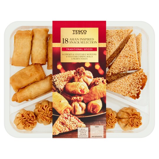 Tesco 18 Asian Inspired Selection 300G Tesco Groceries