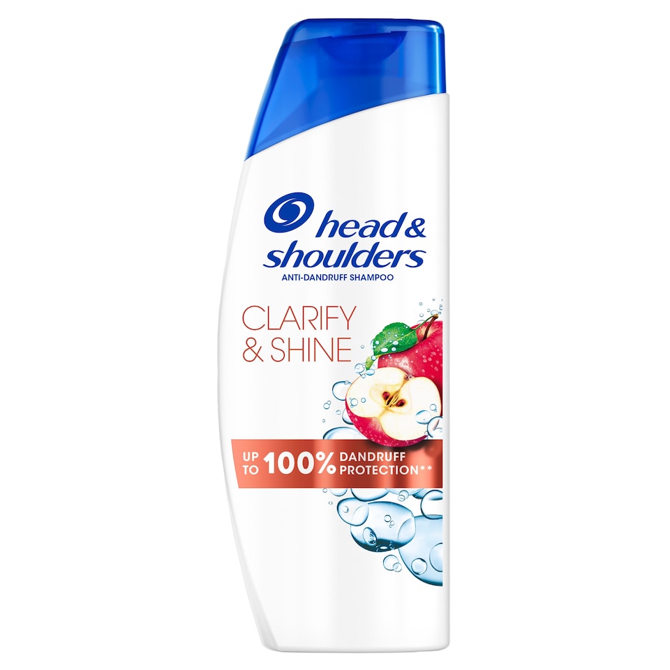 Obrázek 1 pro produkt Head & Shoulders Clarify & Shine Šampon proti Lupům 400 ml. S Jablečným Octem