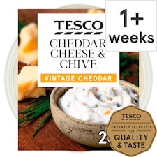 Tesco Cheddar Cheese & Chive Dip 200G