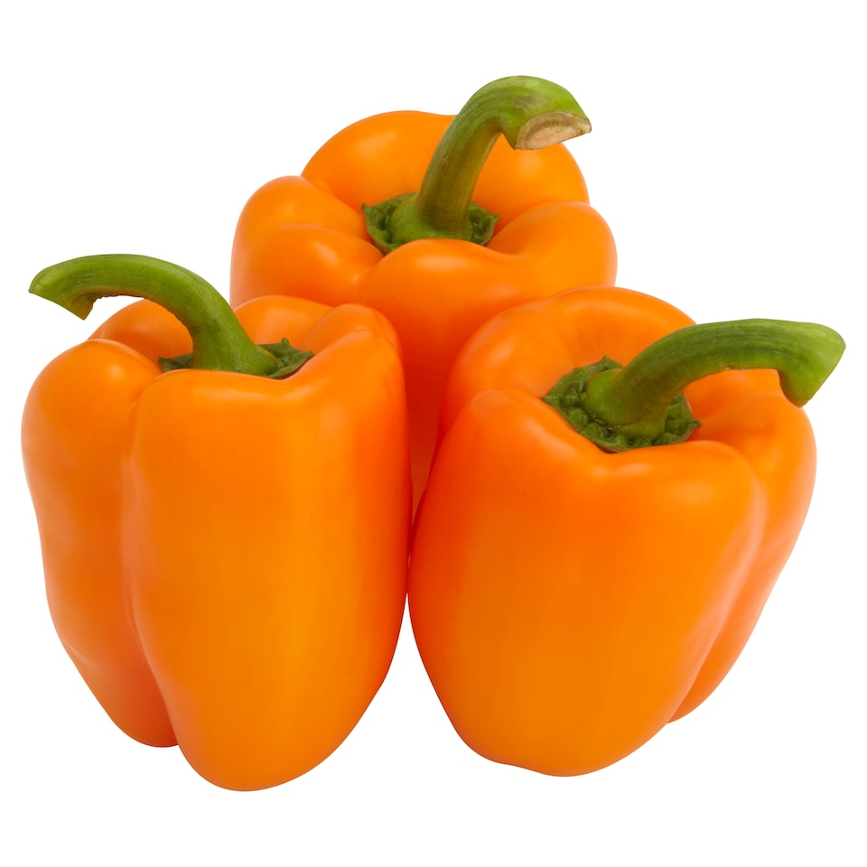 image 1 of Tesco Orange Peppers Each