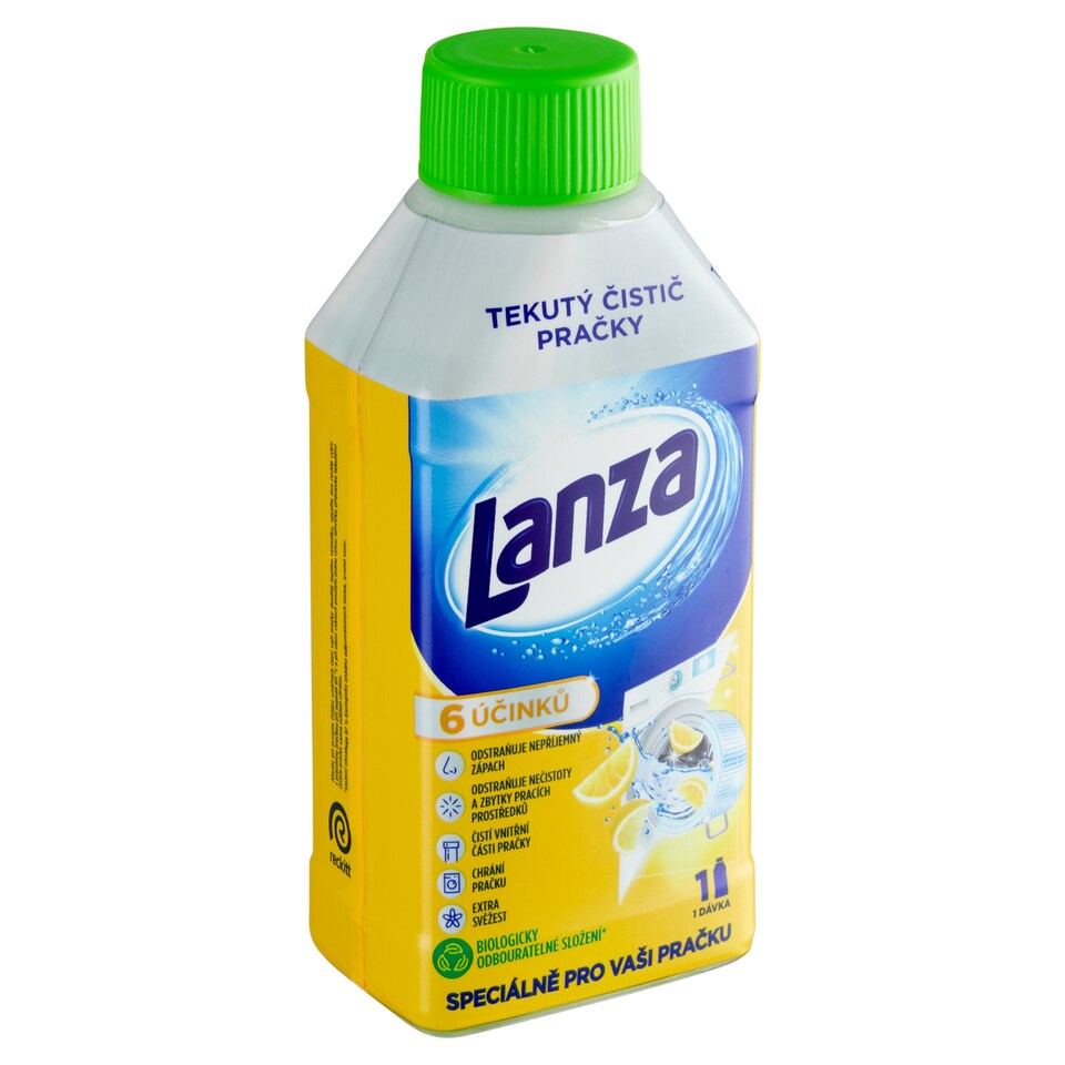 image 1 of Lanza Liquid Washing Machine Cleaner Lemon Freshness 250 ml