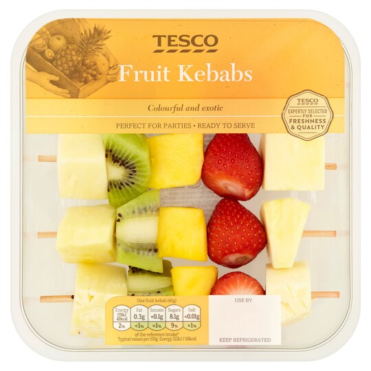 Tesco Fruit Kebabs 320g Tesco Groceries