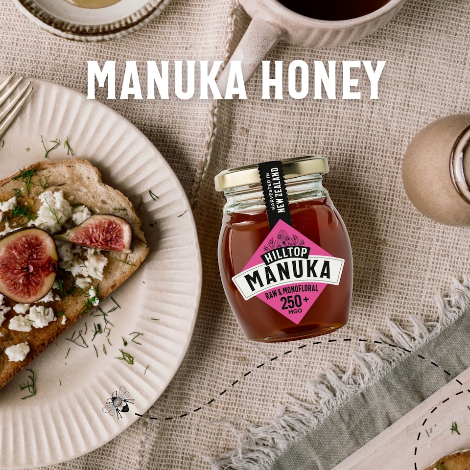 image 1 of Hilltop Premium Manuka Honey 250+ Mgo 225G