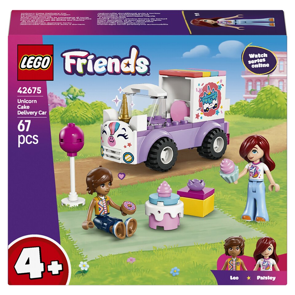 image 1 of LEGO Friends 42675 Unicorn Cake Delivery Car