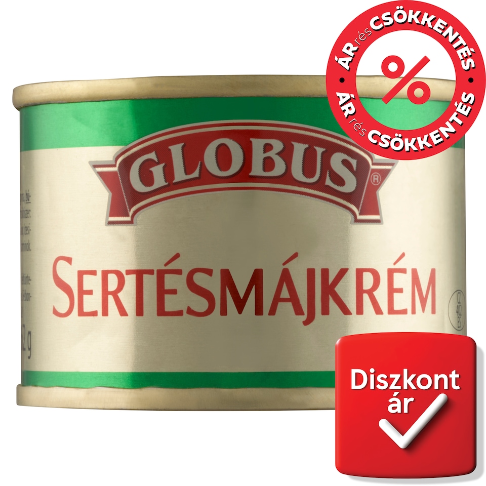 Globus sertésmájkrém 62 g  1. kép