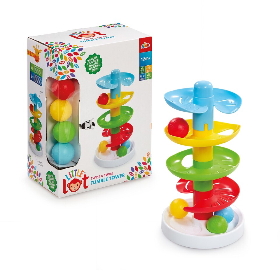 Addo Little Lot Twist & Twirl Tumble Tower játékszett 1. kép