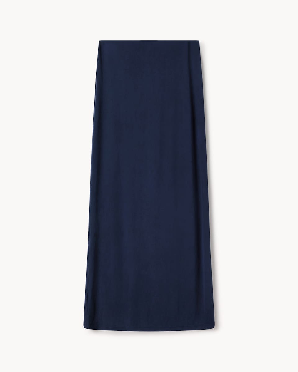 image 1 of F&F Straight Co-ord Maxi Skirt in Navy