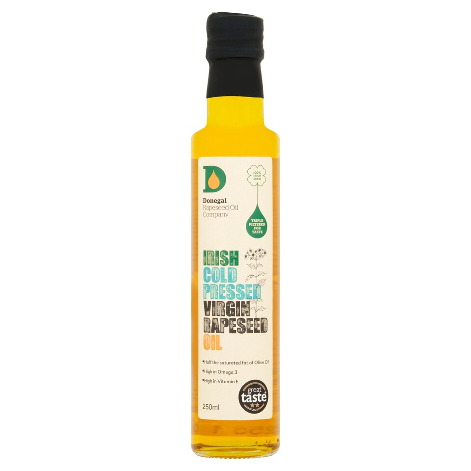 Donegal Rapeseed Oil Company Cold Pressed Rapeseed Oil 250ml