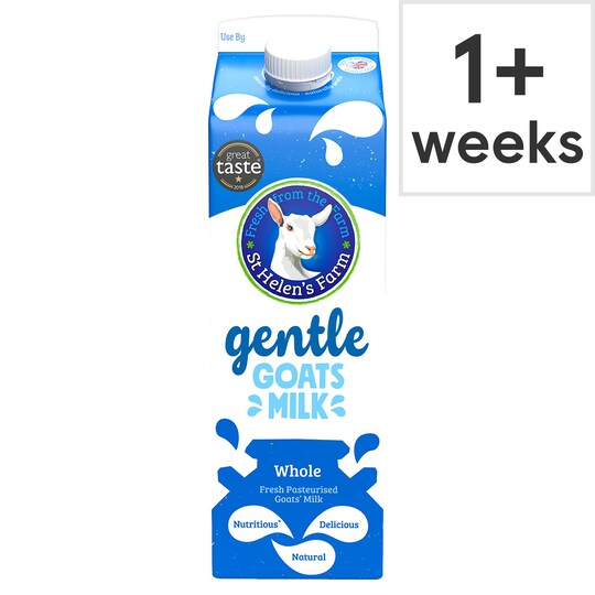 St Helen's Fresh Whole Goats Milk 1L Tesco Groceries