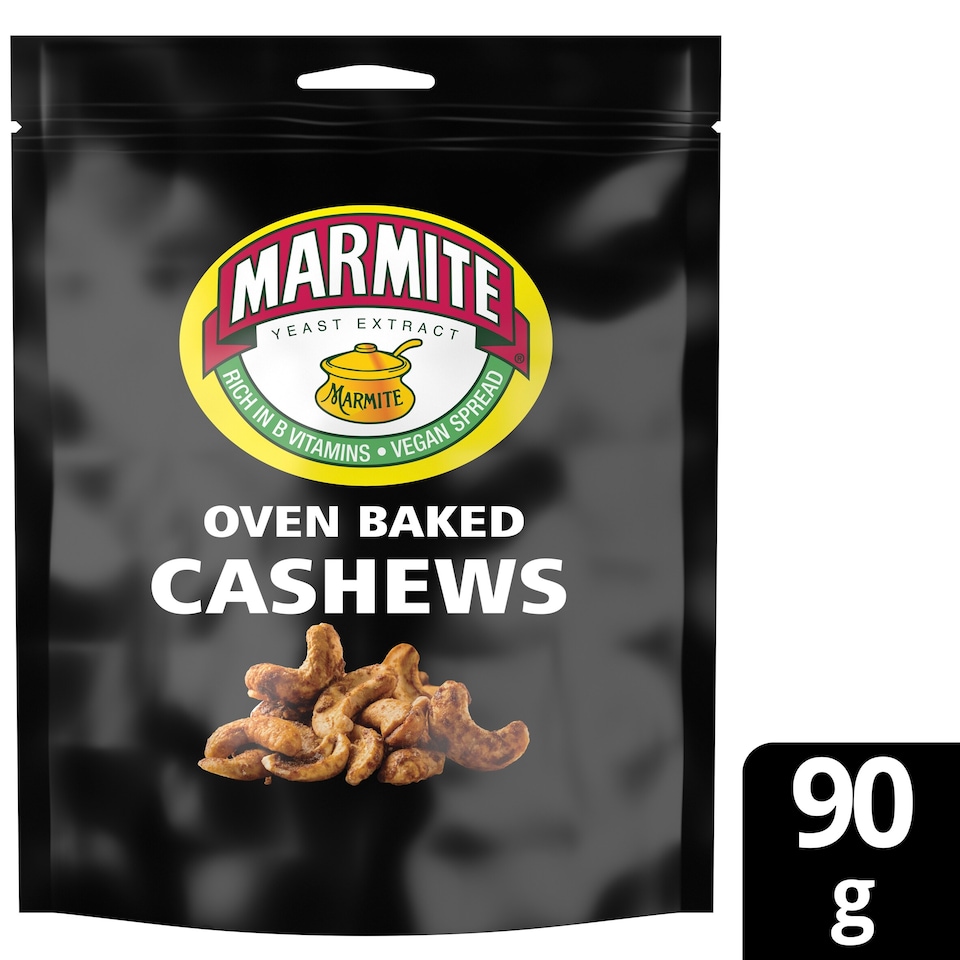 image 1 of Marmite Oven Baked Cashews 90G