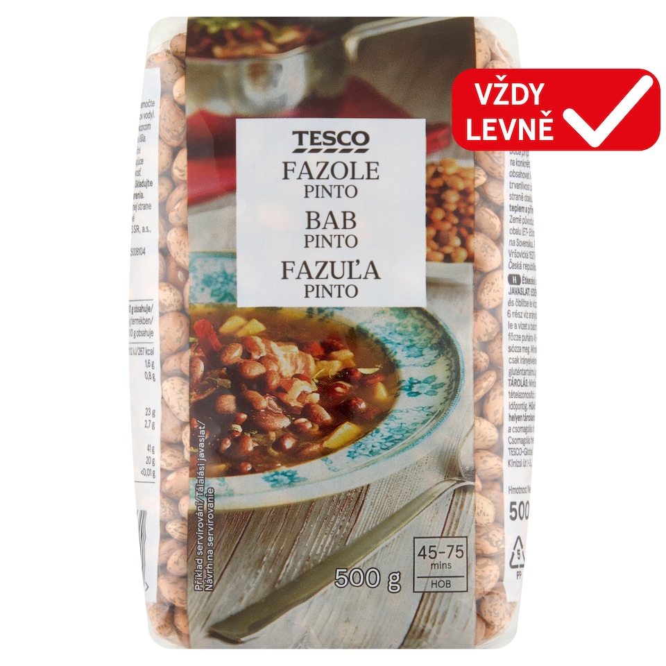 Tesco Fazole pinto 500g