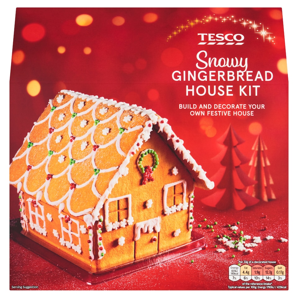 Tesco Create Your Own Gingerbread House 613G