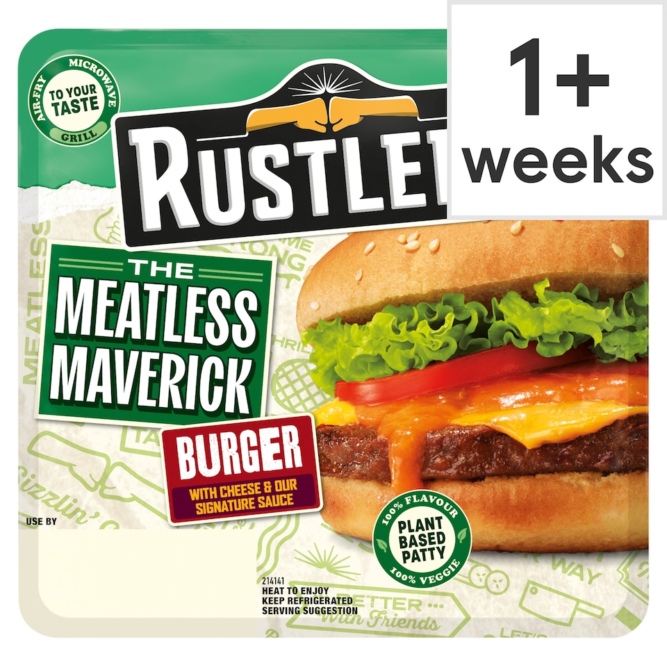 Rustlers Meatless Maverik Classic Burger 196G