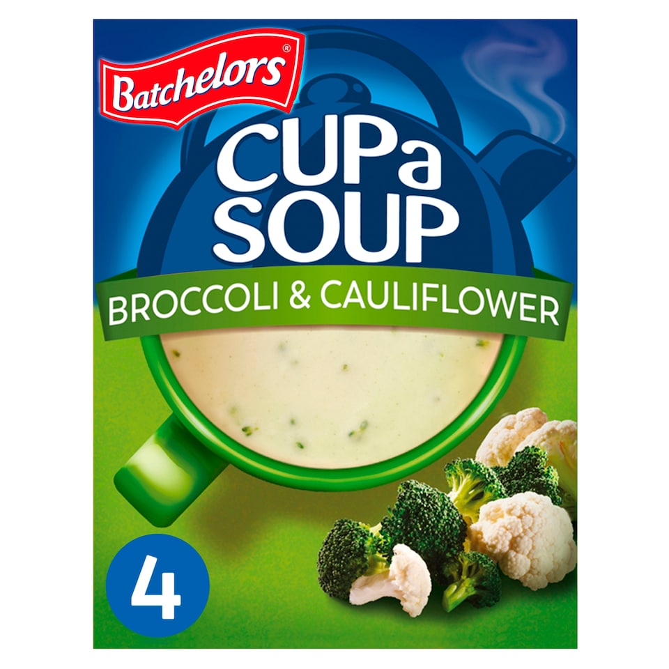 image 1 of Batchelors Cup A Soup Broccoli & Cauliflower 4 Sachets 101G