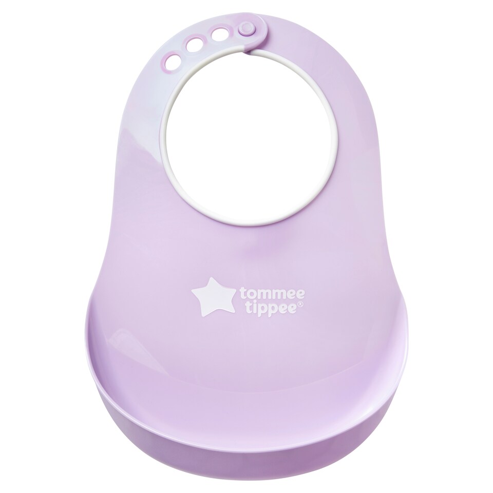 image 1 of Tommee Tippee Comfi Neck Catch All Bib 6 Months+