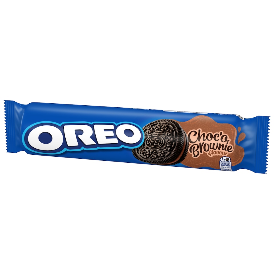 image 1 of Oreo Chocolate Brownie Cookie Sandwich Biscuits 154g