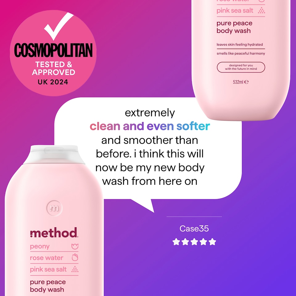 image 1 of method body wash pure peace 532ml