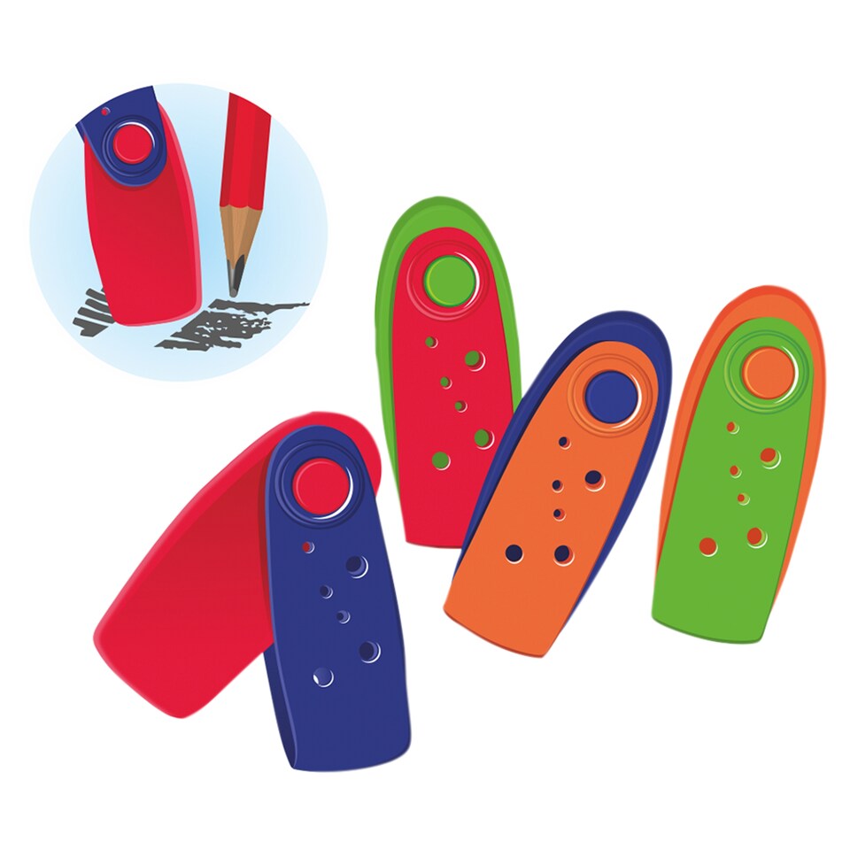 image 1 of Colorino Kids Rotating Eraser