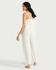 image 3 of F&F 2-Piece Pure Cotton Lace Trim Pyjama Set in Cream