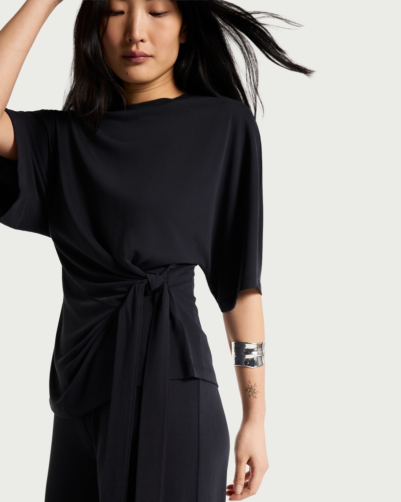 F&F Tie Side Co-ord Top in Grey