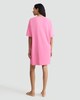 image 3 of F&F Pure Cotton Santa Baby Foil Slogan Nightdress in Pink