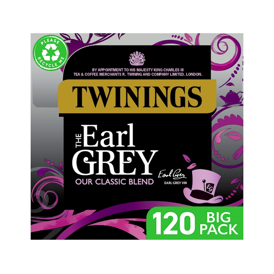 image 1 of Twinings Earl Grey 120 Tea Bags 300g