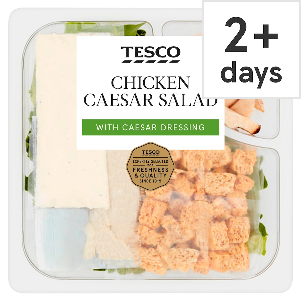Tesco Chicken Caesar Salad 185G Tesco Groceries