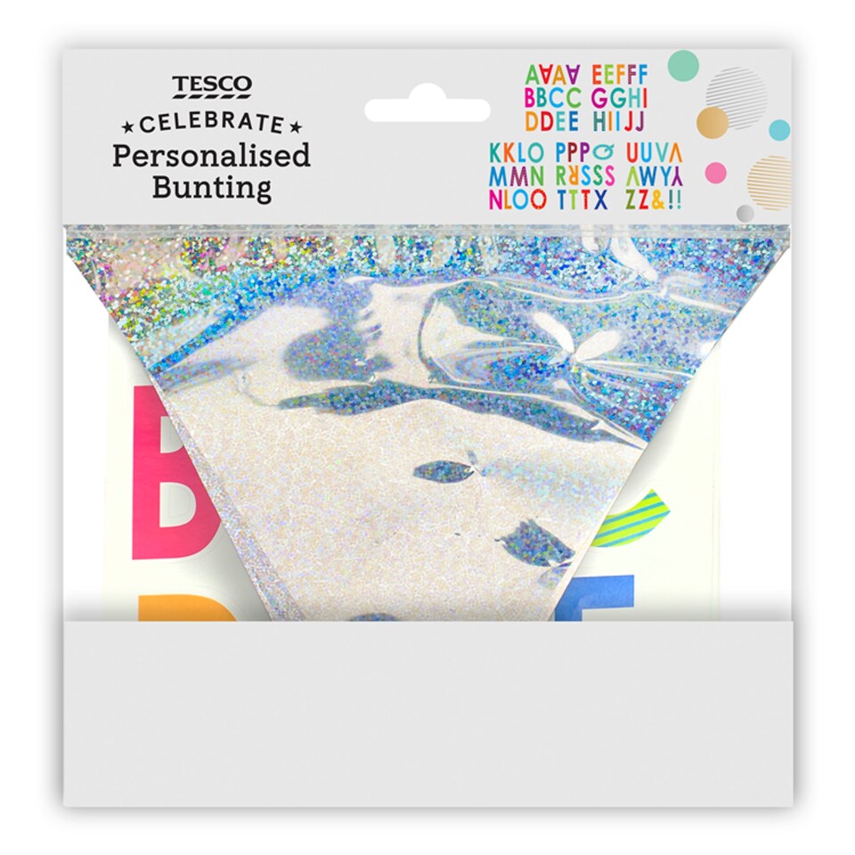 image 1 of Tesco Personalised Bunting
