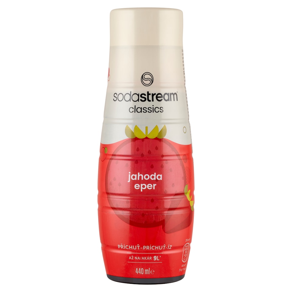 Sodastream Classics ízesített italkoncentrátum eperlével eperlé sűrítményből 440 ml
