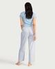 image 3 of F&F 2-Piece Cotton Rich Striped Pyjama Set in Multi Blue