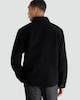 image 3 of F&F Boucle Textured Button Up Shacket with Wool in Black