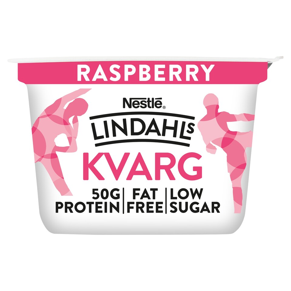 Lindahls Kvarg Raspberry Flavour Quark 500G