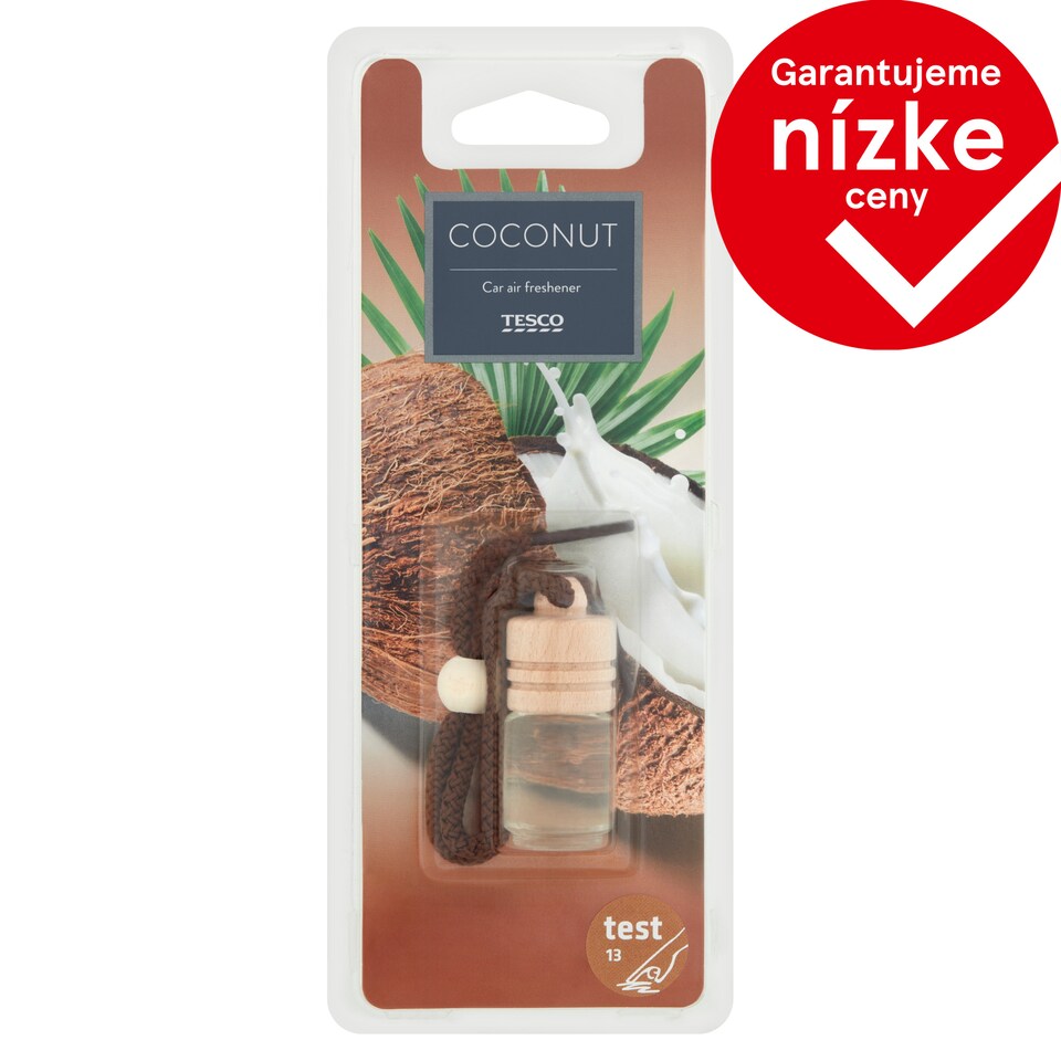 Tesco Voňa kokos osviežovač vzduchu do auta 5 ml