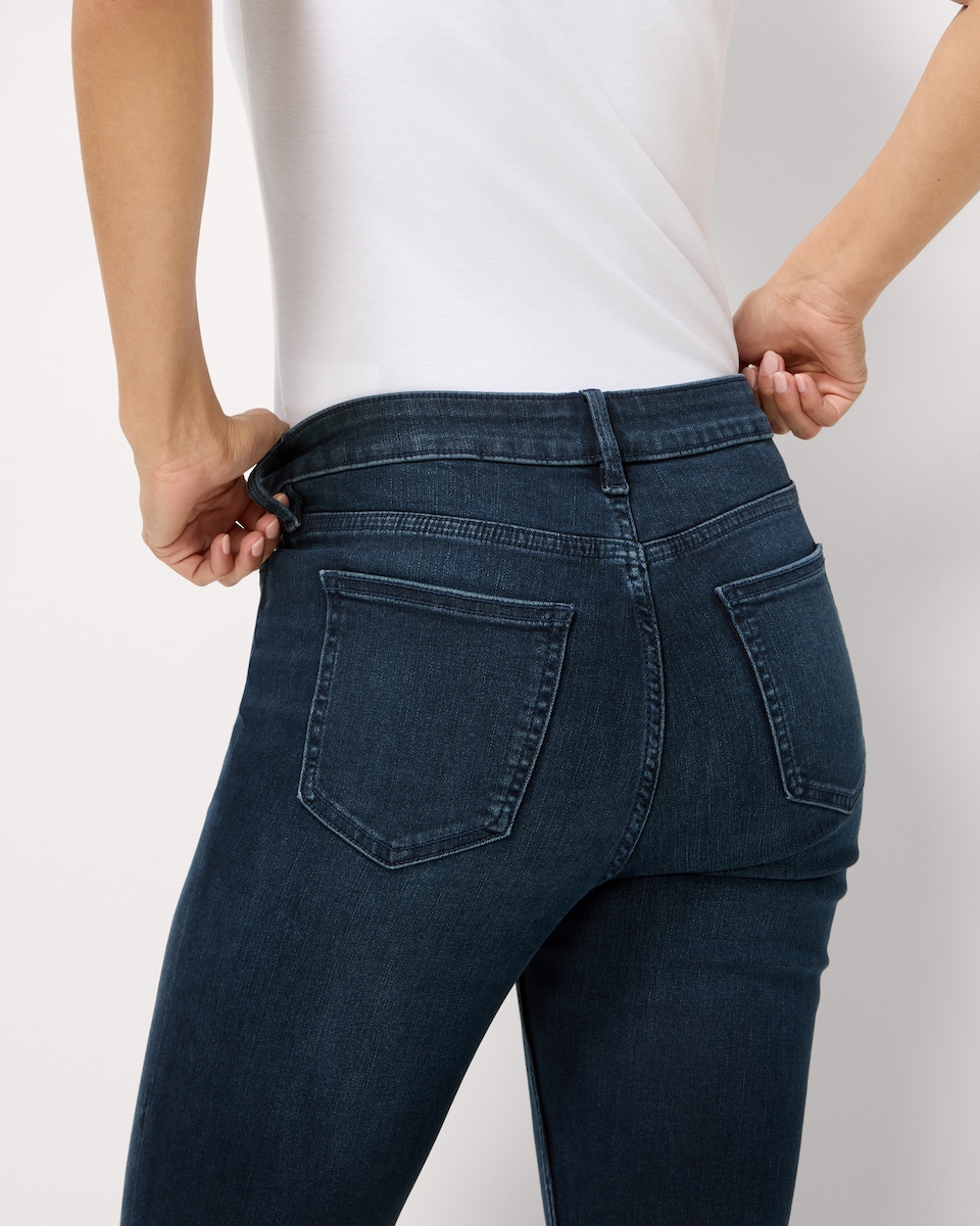 image 1 of F&F Low Rise Sculpt Skinny Jeans in Navy