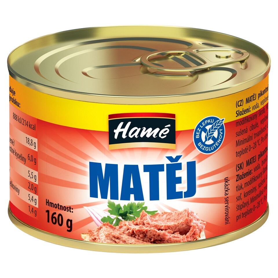 Hamé Matěj pikantní pomazánka na topinky 160g