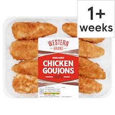 Western Brand Breaded Chicken Goujons 400g 