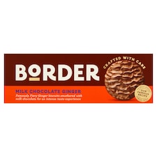 Border Milk Chocolate Ginger Biscuits 150g