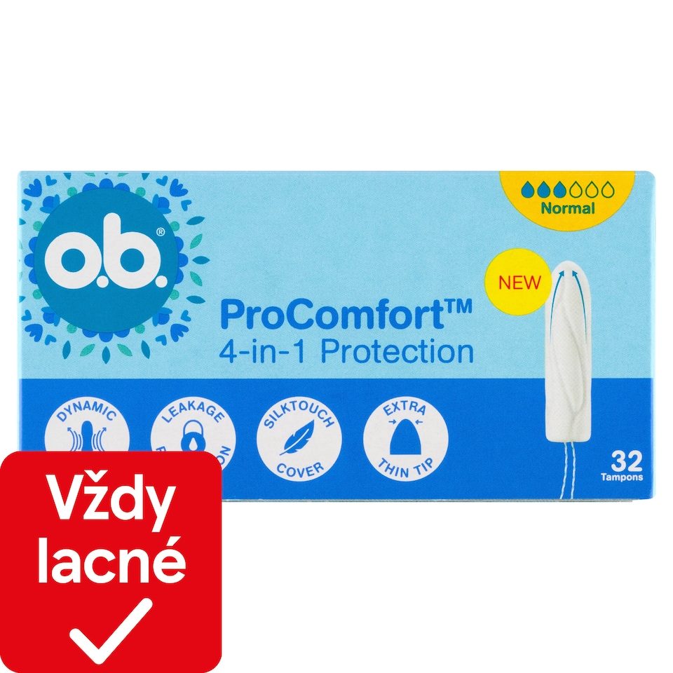 image 1 of O.B. ProComfort Normal Tampons 32 pcs