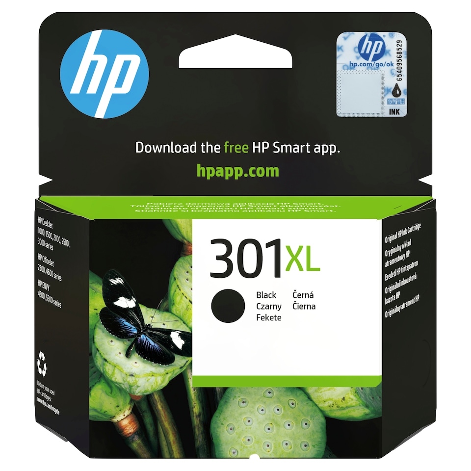 Hp 301 Xl Black Printer Ink Cartridge