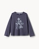 image 3 of F&F Girls Pure Cotton Paris Printed Pyjama Set in Blue