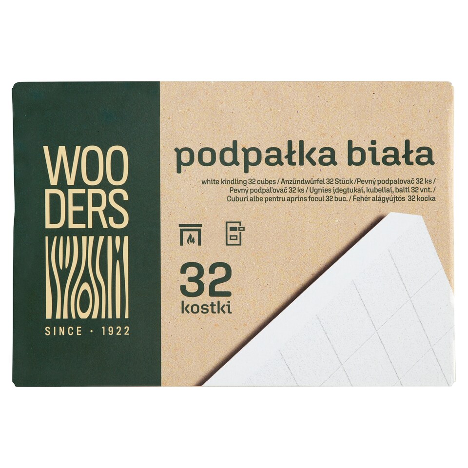 Wooders pevný podpaľovač 32 kociek