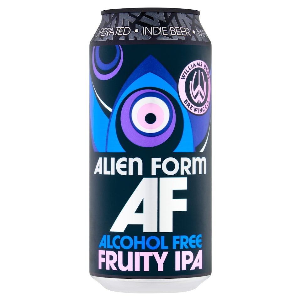 WILLIAMS BROS ALIEN FORM AF ALCOHOL FREE FRUITY IPA 440ml