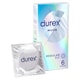image 1 of Durex Nude Ultra Thin Condoms Enhanced Sensitivity Regular Fit 6s 
