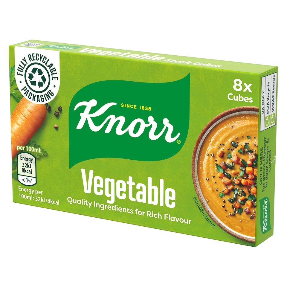 image 1 of Knorr Vegetable Stock Cubes 8 x 10g