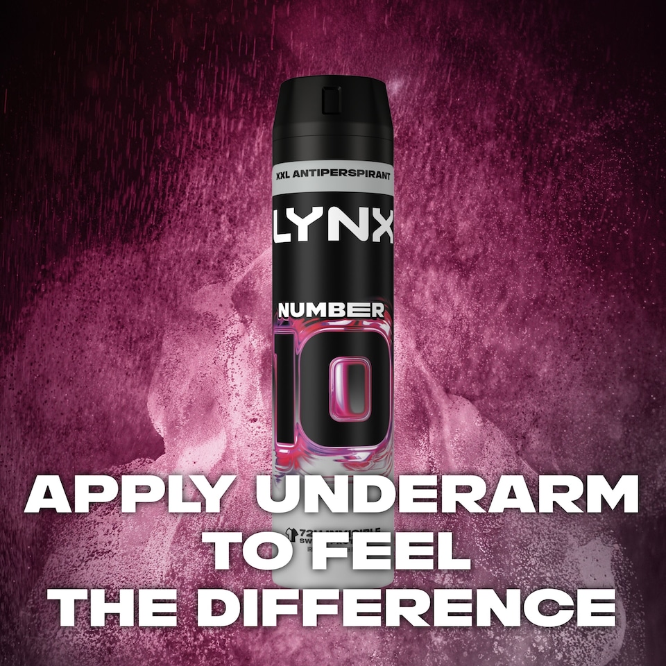 image 1 of Lynx Number 10 Limited Edition 72h Antiperspirant Deodorant 250ml