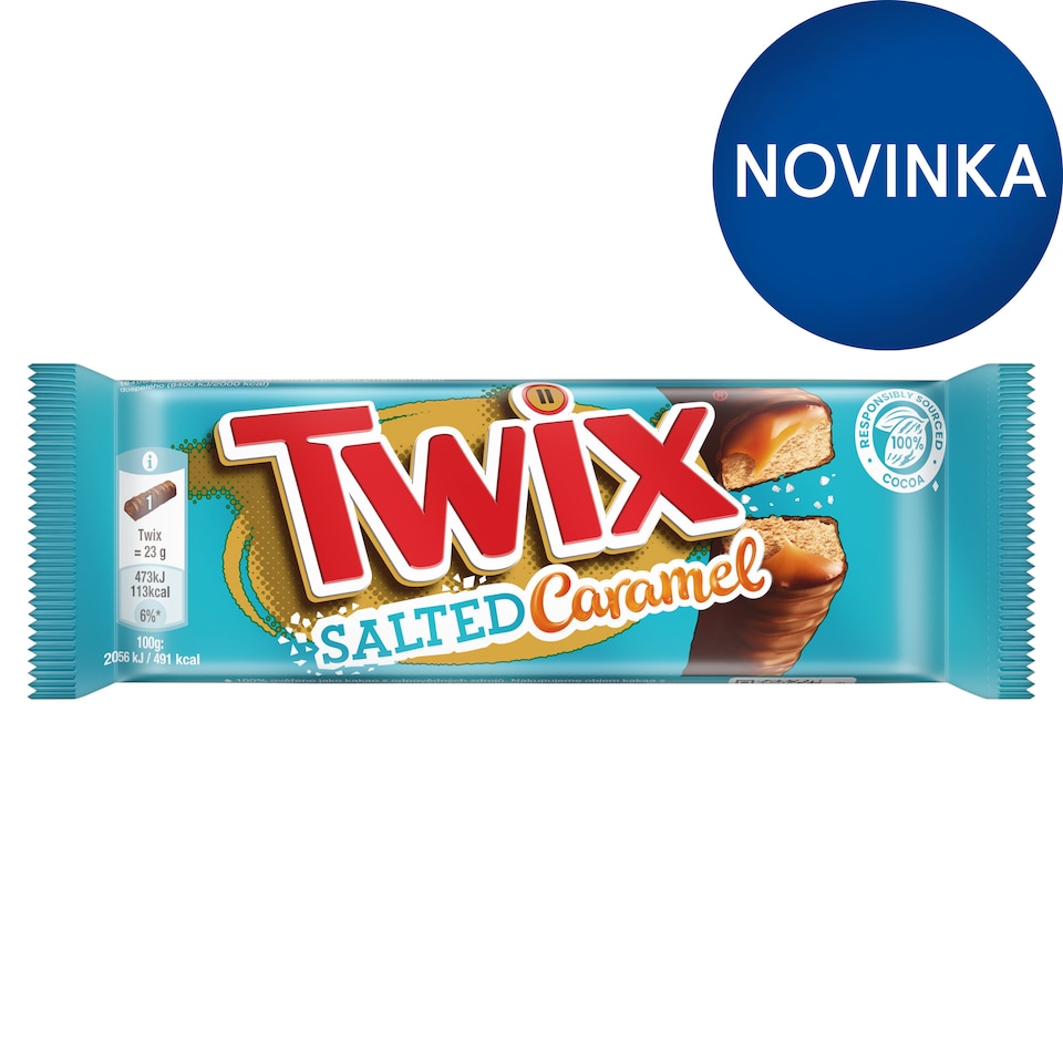 Twix Salted Caramel 2 x 23 g (46 g)