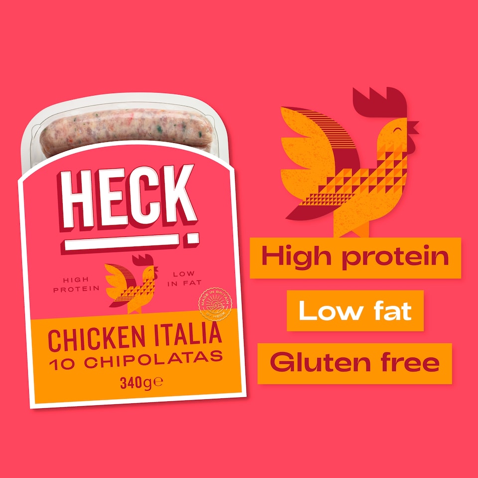 image 1 of Heck Chicken Italia Sausages 255G