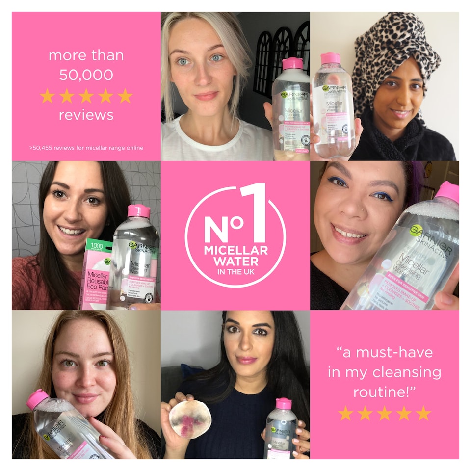 image 1 of Garnier Skin Active Micellar Cleansing Rose Water 700ml